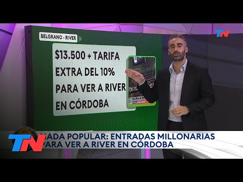 ENTRADAS MILLONARIAS PARA EL MILLONARIO: Eiver en Córdoba con Populares a $15 mil pesos