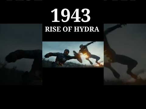 1943 rise of hydra || #shorts #hydra #marvel #avengers || new captain america vs new black panther