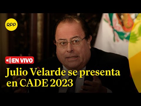 Julio Velarde se presenta en CADE 2023 | En vivo