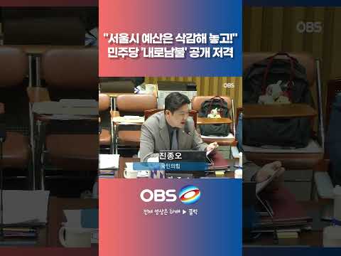 민주당 '내로남불' 공개 저격 #국정감사 #오세훈 #<strong>서울시장</strong> #민주당
