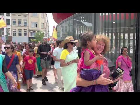 Jagannath RathaYatra in Antwerpen, Belgium June,17,2023