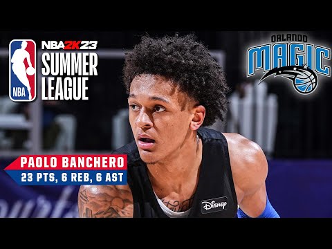Paolo Banchero drops 23 PTS, 6 REB & 6 AST in Magic’s Summer League W vs. Kings video clip 