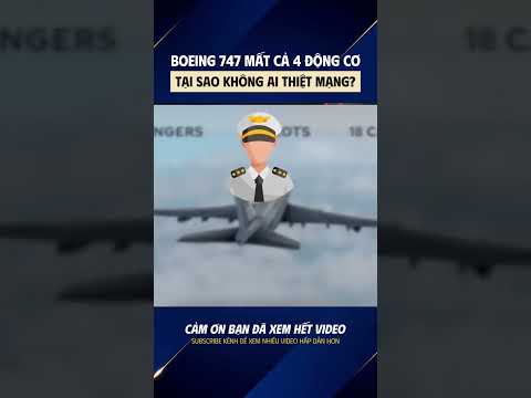 Boeing 747 mất cả 4 động cơ, tại sao không ai thiệt mạng #lichsu #boeing747 #maybay #tainan