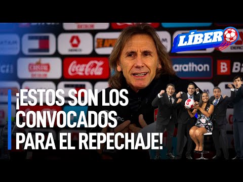 Ricardo Gareca anuncia lista de convocados para el repechaje | Líbero