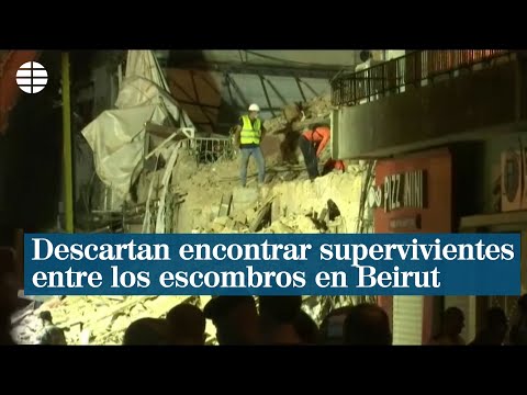 Un equipo de rescate chileno desplazado a Beirut descarta hallar vida entre los escombros