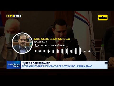 Hernán Rivas: “Que se defienda él”, dice Arnaldo Samaniego