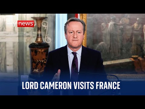Watch live:  David Cameron holds news conference with French Foreign Minister Catherine Colonna