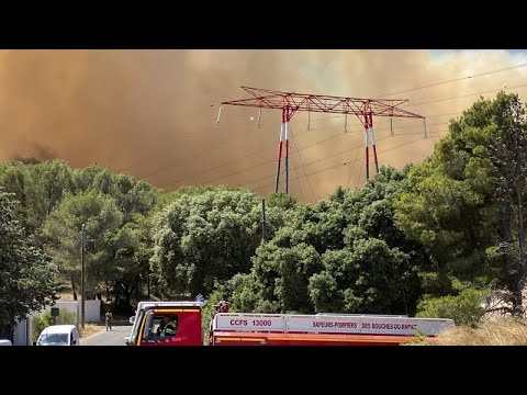 Γαλλία: Μεγάλη φωτιά στη Μασσαλία