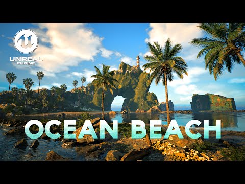 Unreal Engine 5.6 render II "OCEAN BEACH" II #render #unrealengine5 #megascans