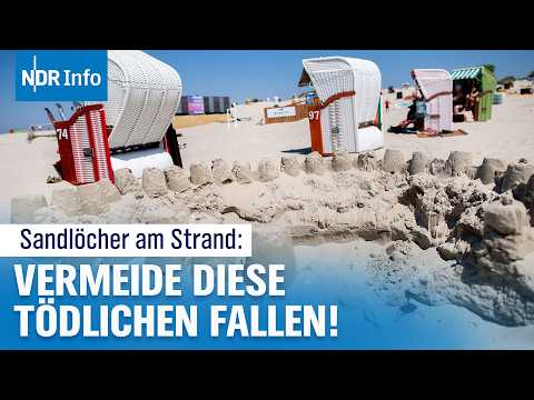 Kinder graben Riesenloch auf Borkum: Polizei verhindert Drama am Strand | NDR Info
