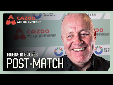 Higgins REACTS to Tense Jones R1 Victory! | Cazoo World Championship
2024