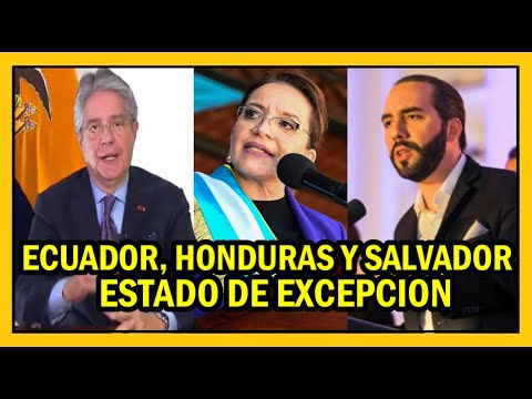 Honduras y Ecuador también ponen Estado de Excepción | PNC sigue duro operativos