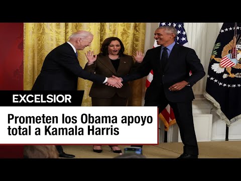 Barack Obama respalda a Kamala Harris en un crucial momento para los Demócratas