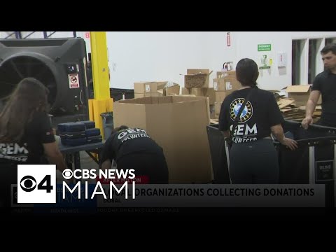 After Milton: South Florida organizations collecting donations for hurricane-impacted areas