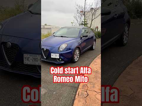 Arranque en frío Alfa Romeo Mito 2017 stock #coches #alfaromeo #mito