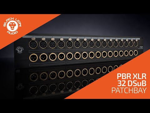 PBR XLR 32 DSub Patchbay (Spanish)