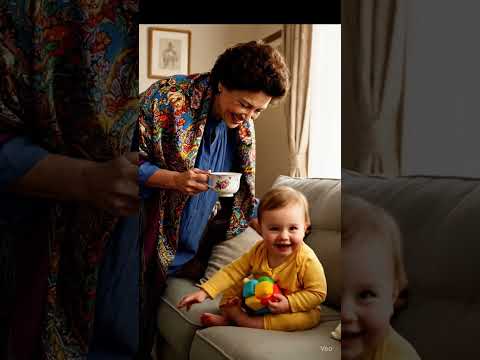 "Aunty’s Sweet Hello👶💖| Cute Baby Reaction |Funny Kids Shorts" #youtubeshorts#viral#trendingshorts