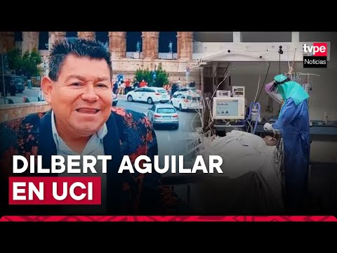 Dilbert Aguilar está internado en cuidados intensivos debido a una fibrosis pulmonar
