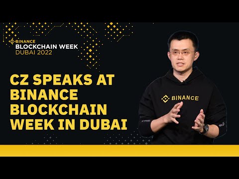 CZ Speaks at Binance Blockchain Week in Dubai
