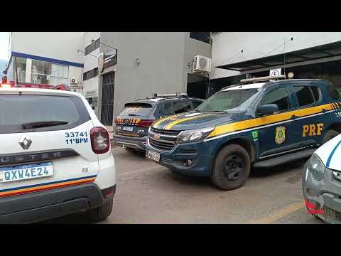 Homem armado com facão ataca PRF na porta da delegacia de Manhuaçu e é morto em resposta policial
