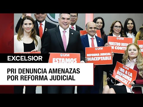 PRI acusa sobornos y amenazas de Morena para votar favor de la reforma judicial