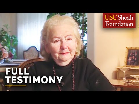 On the First Night of Hanukkah | Survivor Ester Fiszgop | Full Testimony | USC Shoah Foundation