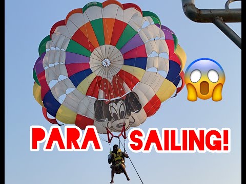 PARASAILING FOR THE FIRST TIME!!!