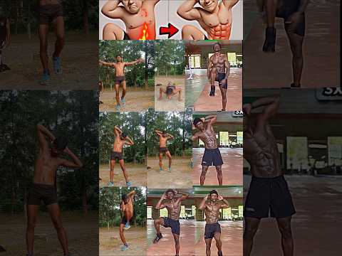 HIIT CARDIO ABS WORKOUT AT HOME 🏠🔥 #fitness #motivation #abs