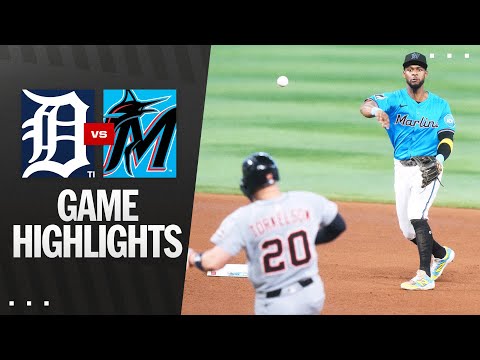 Tigers vs. Marlins Game Highlights (9/14/25) | MLB Highlights