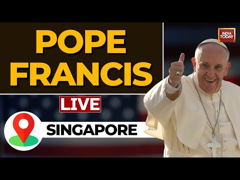 Pope Francis LIVE | Pope Francis In Singapore LIVE | Pope Francis Singapore Visit | Pope Speech LIVE