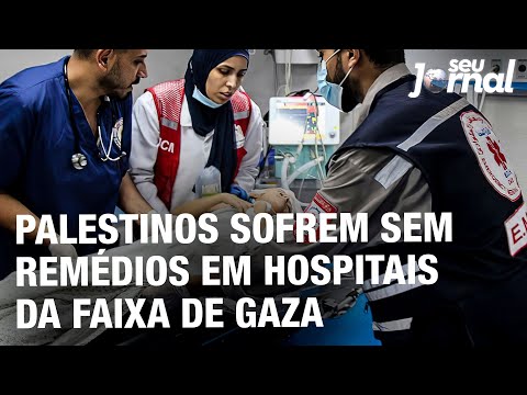 Palestinos sofrem se remédios em hospitais da Faixa de Gaza