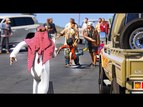 شاب غني يضرب اخو راعي الشاص الفقير قدّام الناس.. بس ما توقع انتقام راعي الشاص || فلم قراند 5