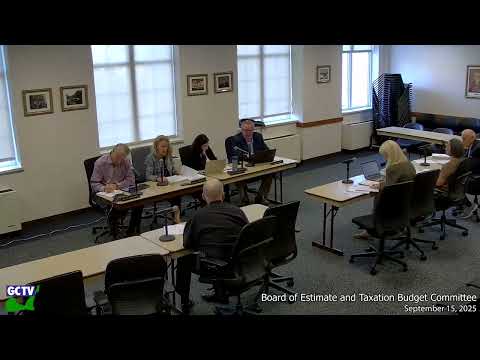 BET Budget Committee, September 15, 2025
