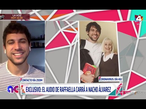 Algo Contigo - Exclusivo: El último audio que Raffaela Carrá le envió a Nacho Álvarez
