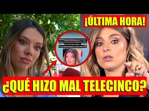 Tele5 en Crisis: El directo mensaje de Alejandra Rubio tras su despido: Estos compañeros...