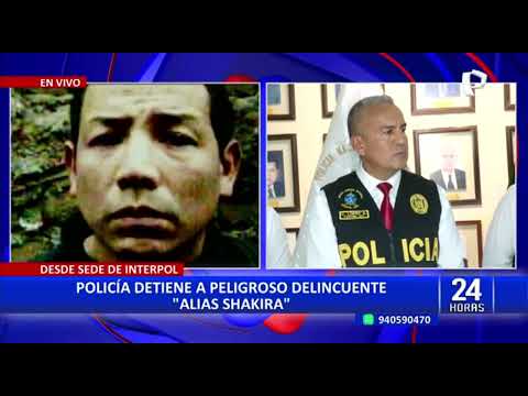Chorrillos: Interpol captura a peligroso delincuente “Shakira”