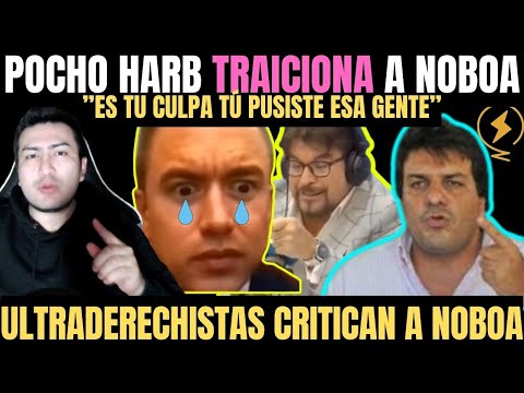 Pocho Harb le canto sus verdades “Es culpa tuya Daniel Noboa” | Vera “También es culpa de Correa”