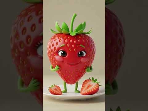 Tasty strawberry 🍓#fruit #strawberry #vegetables #animation #shorts #trending