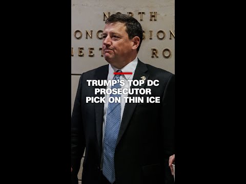 Trump's top DC prosecutor pick on thin ice