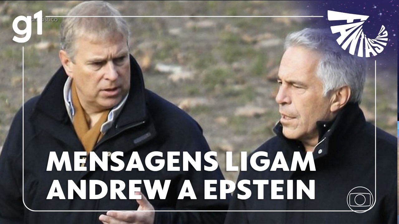 Fantástico: ‘Parece que estamos nisso juntos’: veja mensagens que ligam Andrew ao caso Epstein