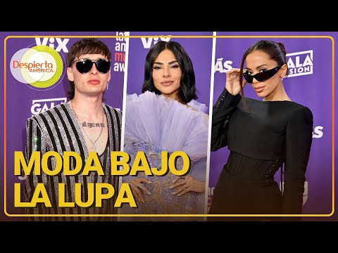 Ale Espinoza, Peso Pluma, Anitta y más looks en los Latin AMAs | Despierta América