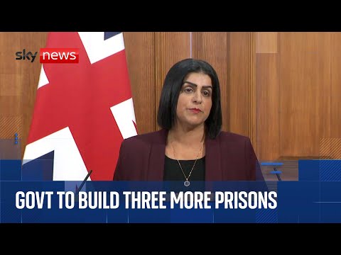 Justice Secretary delivers news briefing on the prisons crisis