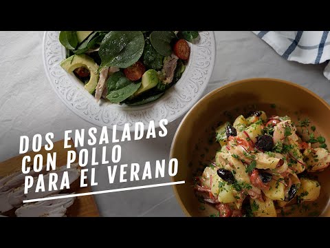 Dos ensaladas veraniegas de pollo que sirven de plato único | EL COMIDISTA