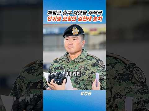 안귀령 폄하하다 검찰 송치 <strong>벼락</strong> 맞은#김현태#비상계엄#안귀령