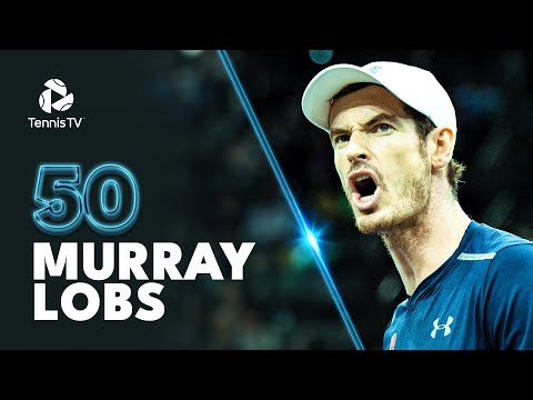 50 PERFECT Andy Murray Lobs 🤩