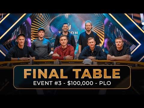 $100K PLO Main Event – Final Table | Triton Poker Series X WSOP Paradise 2025