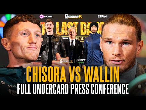 FULL UNDERCARD PRESS CONFERENCE! Derek Chisora vs Otto Wallin | Heaney, Rafferty, Abdullah & more 🥊