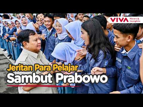 Gaya Prabowo Sambut Ratusan Siswa dalam Program Istana untuk Anak Sekolah