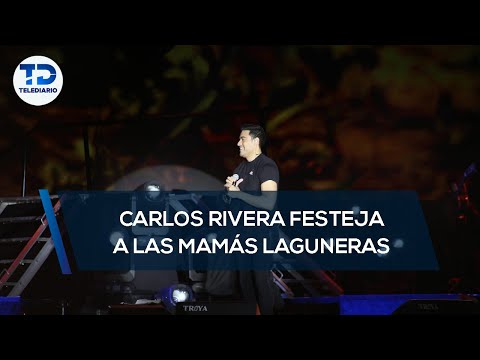 Carlos Rivera festeja a madres laguneras en Plaza Mayor de Torreón