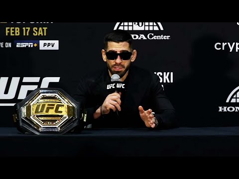 Ilia Topuria Post-Fight Press Conference | UFC 298